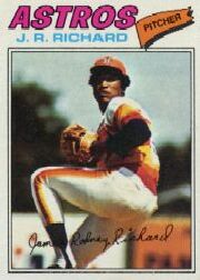 1977 Topps Baseball Cards      260     J.R. Richard